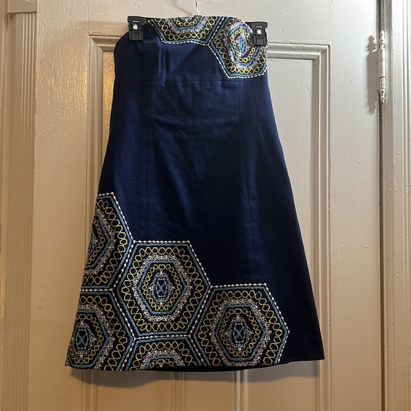 Lilly Pulitzer Navy Strapless Bowen Dress Size 2 - Picture 4 of 6
